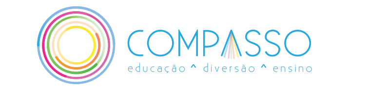 Compasso — educação · diversão · ensino